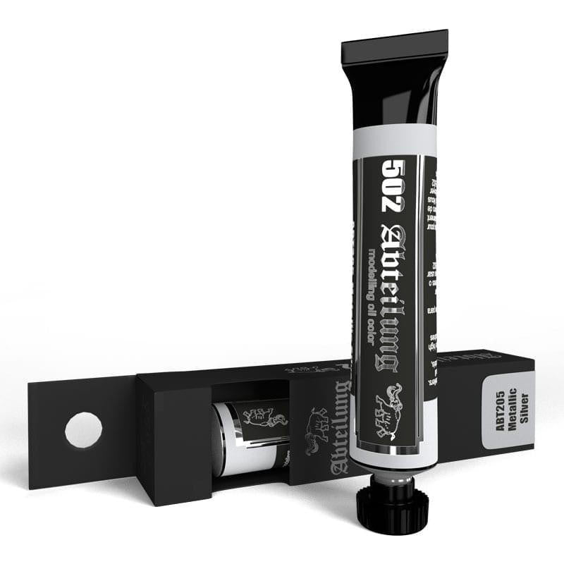 Abteilung 502 Metallic Silver Tube Oil 20ml 205