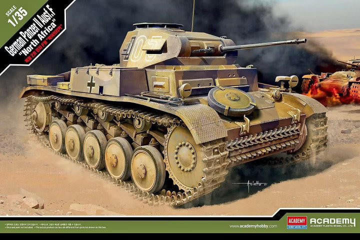 Academy 1/35 Panzer II AusfF North Africa 13535