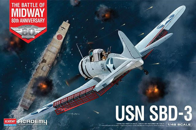 Academy 1/48 SBD-3 Dauntless Battle of Midway 12345
