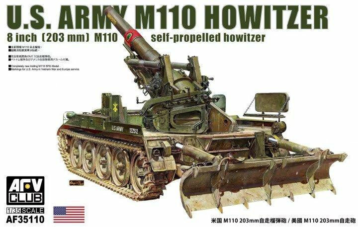 AFV Club 1/35 M110 8-inch Self Propelled Howitzer 35110