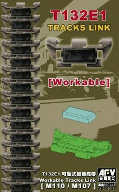AFV Club 1/35 M110 / M107 T132E1 Workable Track 35332