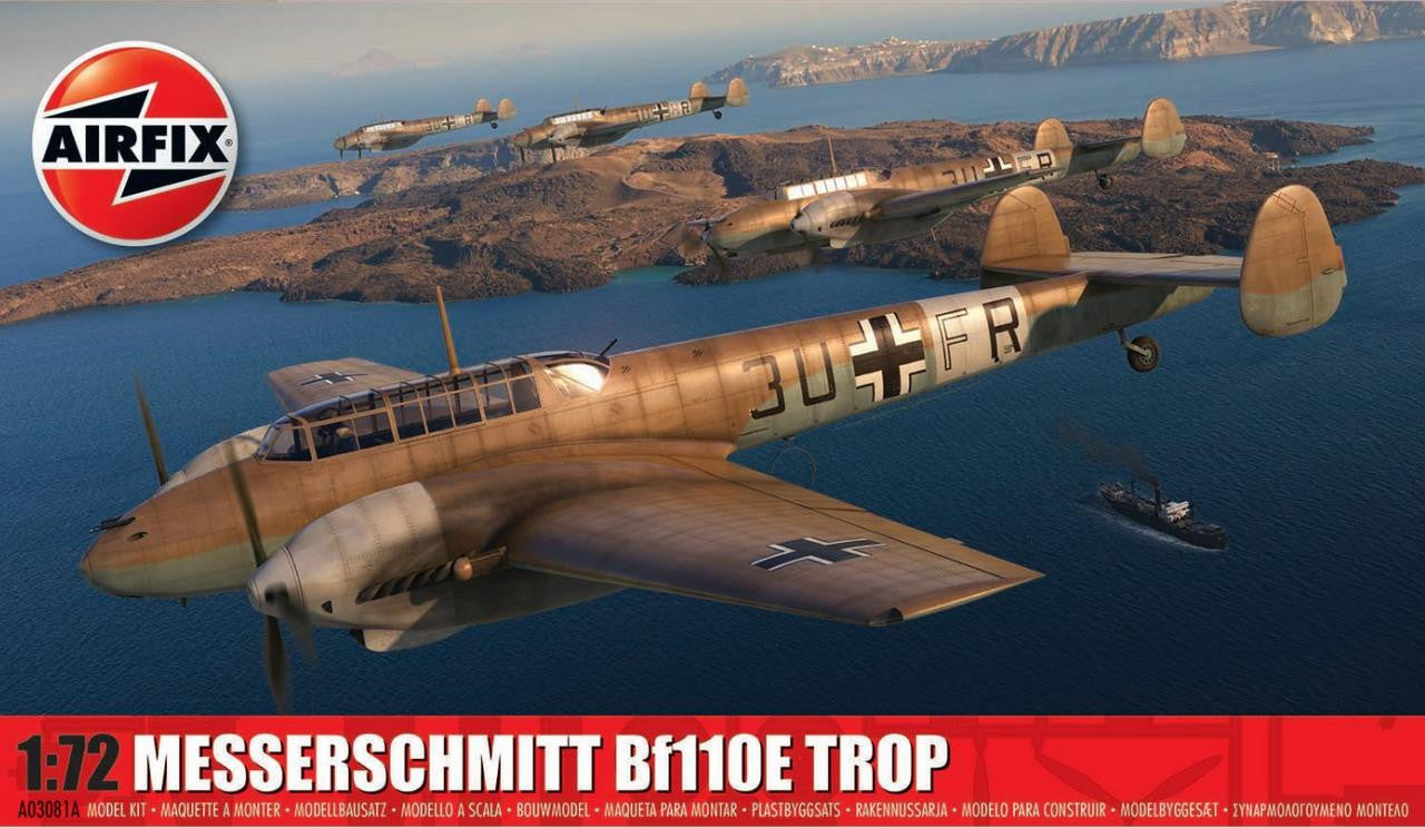Airfix 1/72 Bf110E-2 Trop 3081A 