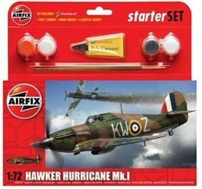 Airfix 1/72 Hurricane MkI Starter Set 55111