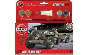 Airfix 1/72 Jeep MB Starter Set 55117