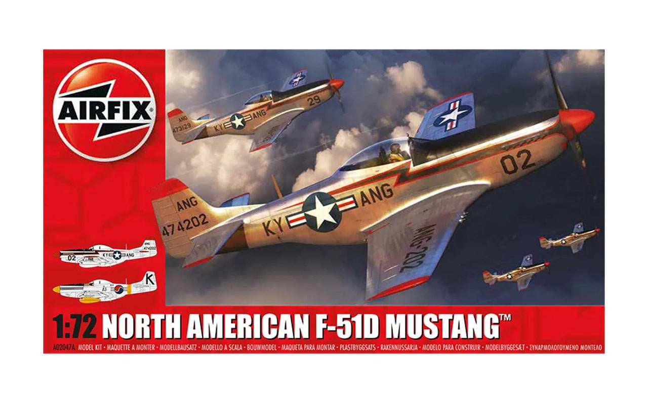 Airfix 1/72 North American F-51D Mustang 2047A 
