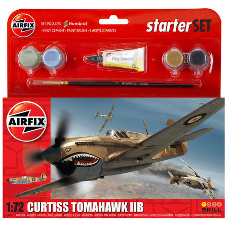 Airfix 1/72 P-40B Starter Set 55101A