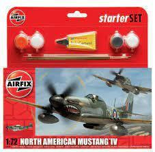 Airfix 1/72 P-51D Mustang Starter Set 55107