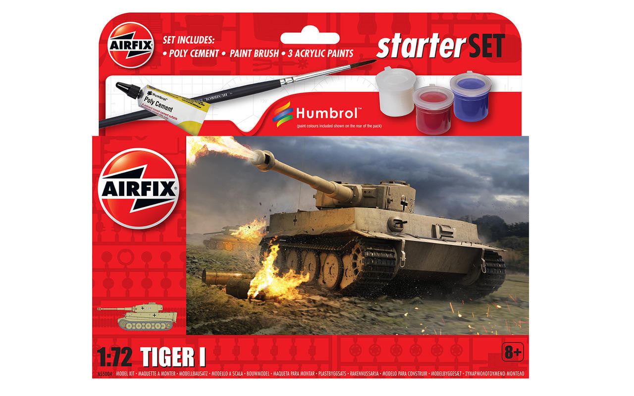 Airfix 1/72 Tiger I Starter Set 55004