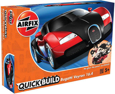 Bugatti Veyron Black/Red QuickBuild J6020