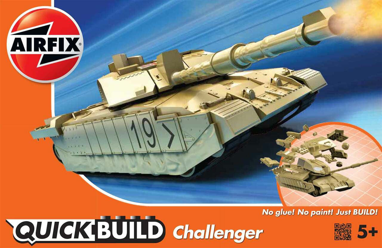 Airfix Challenger Tank Desert QuickBuild J6010