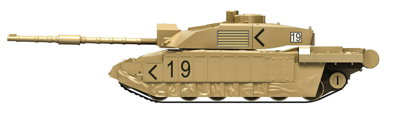 Airfix Challenger Tank Desert QuickBuild J6010