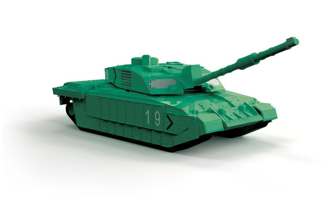 Airfix Challenger Tank Green QuickBuild J6022