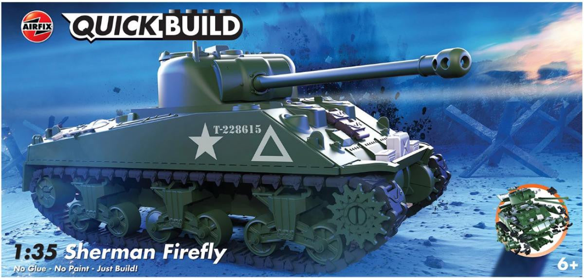 Airfix Sherman Firefly QuickBuild J6042 