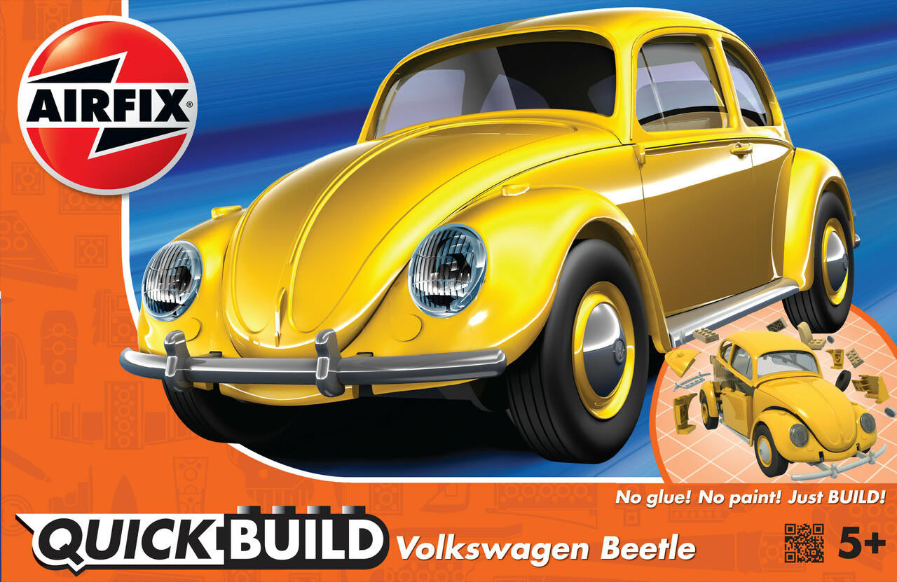 Airfix VW Beetle Yellow QuickBuild J6023