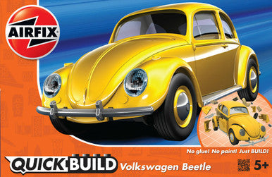 VW Beetle Yellow QuickBuild J6023