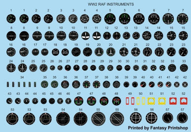 1/24 RAF Instrument Dial Decals AS24RAF