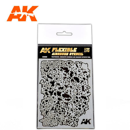 AK Interactive 1/48 1/72 Flexible Airbrush Stencil AK9080