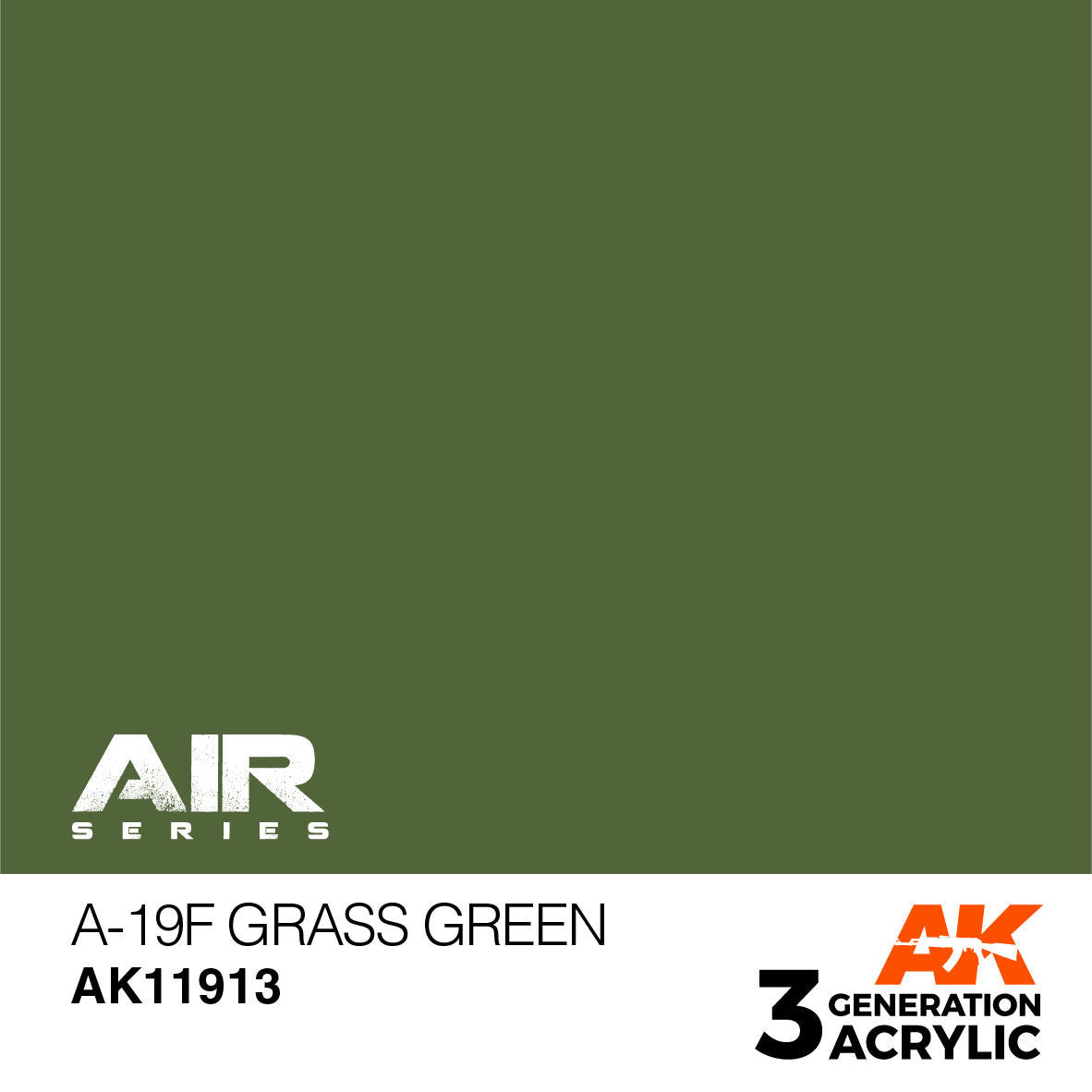 AK Interactive 3G Acrylic A-19F Grass Green AK11913