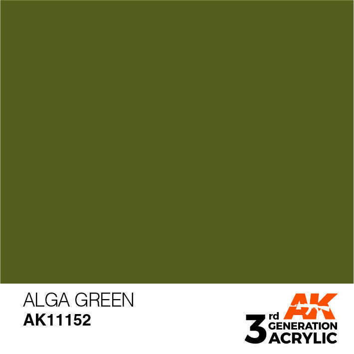 AK Interactive 3G Acrylic Alga Green AK11152