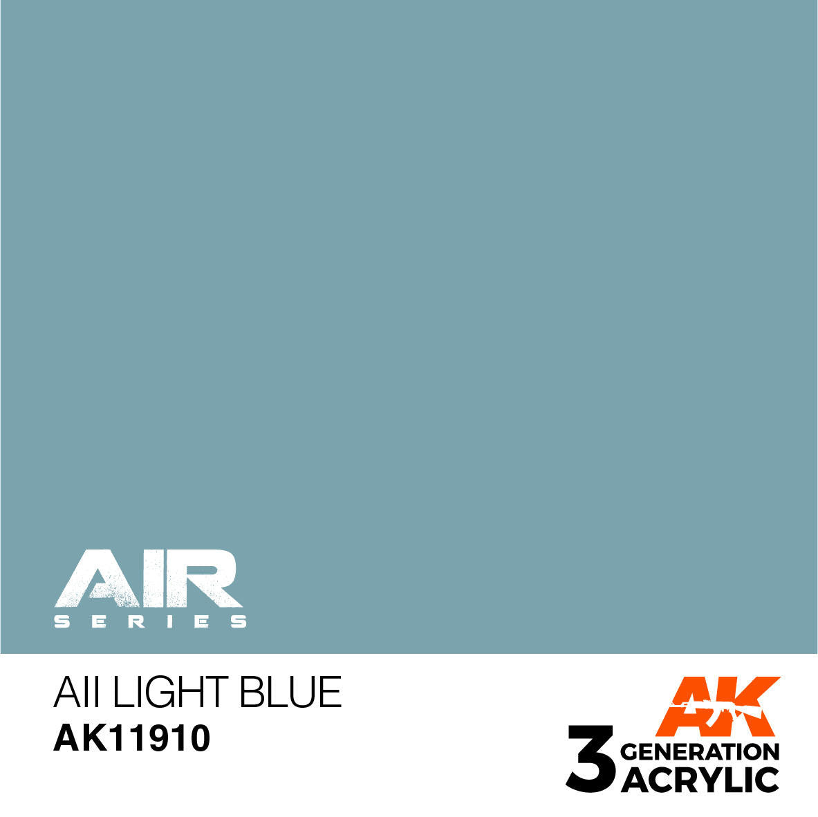 AK Interactive 3G Acrylic ALL Light Blue AK11910
