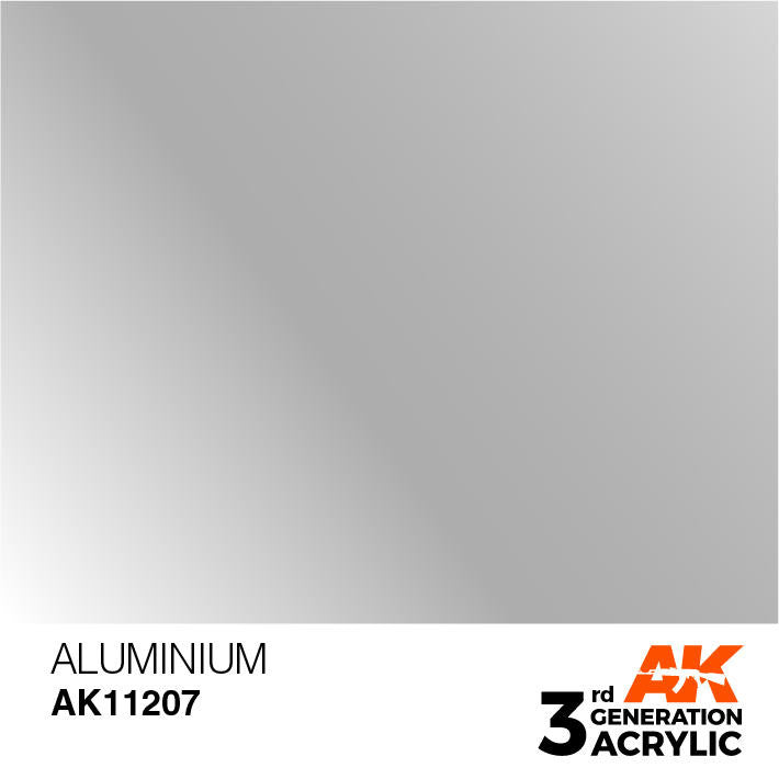 AK Interactive 3G Acrylic Aluminium AK11207