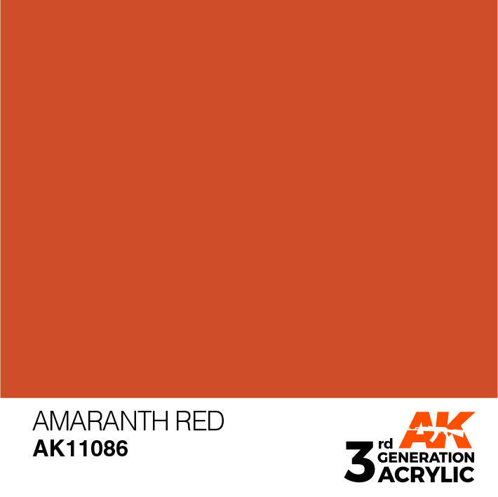 AK Interactive 3G Acrylic Amaranth Red AK11086