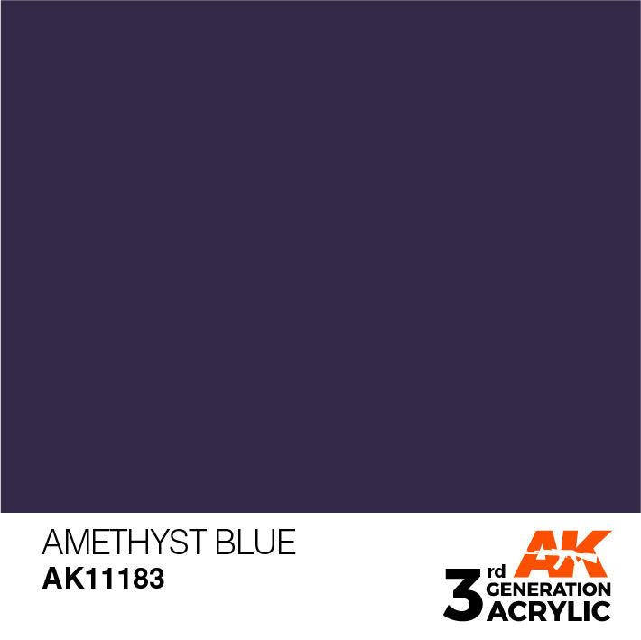 AK Interactive 3G Acrylic Amethyst Blue AK11183