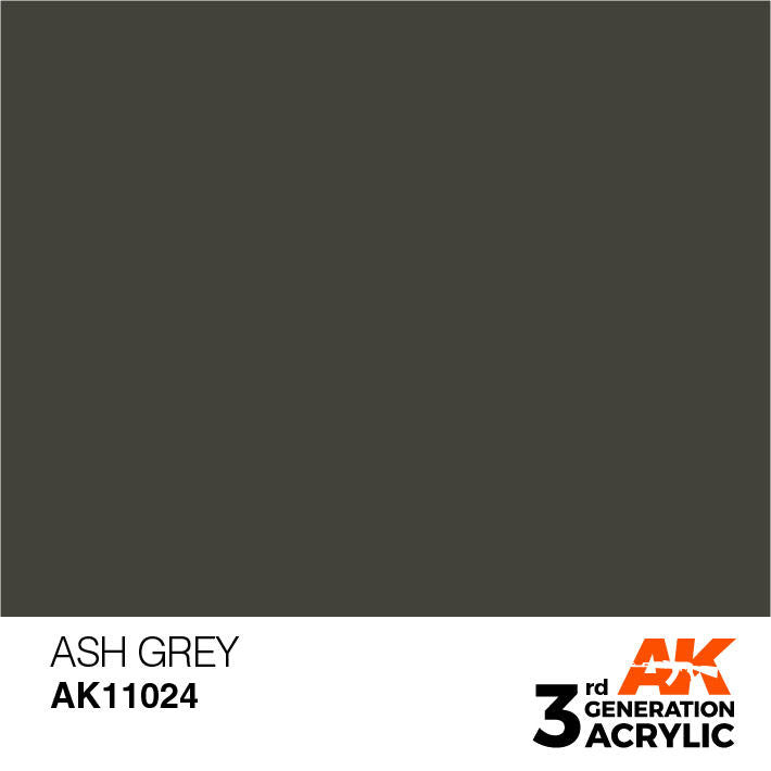 AK Interactive 3G Acrylic Ash Grey AK11024
