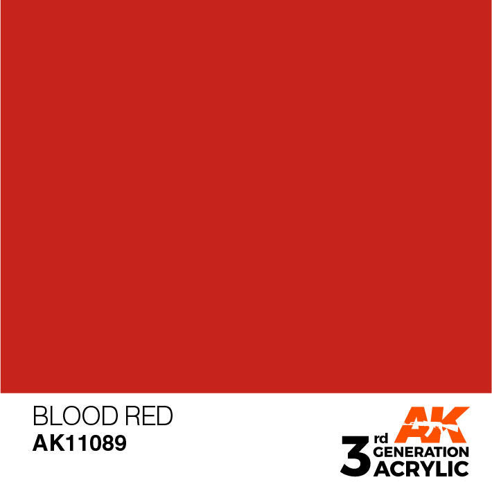 AK Interactive 3G Acrylic Blood Red AK11089