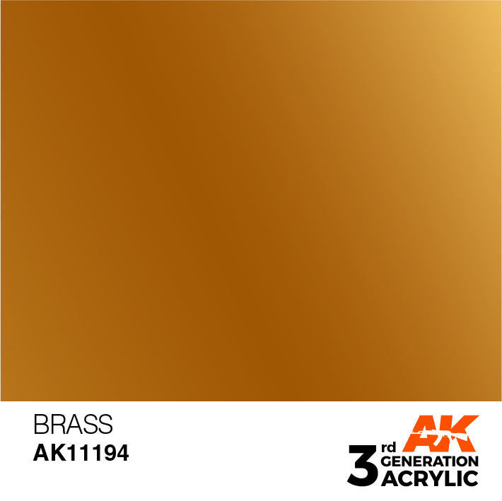 AK Interactive 3G Acrylic Brass AK11194