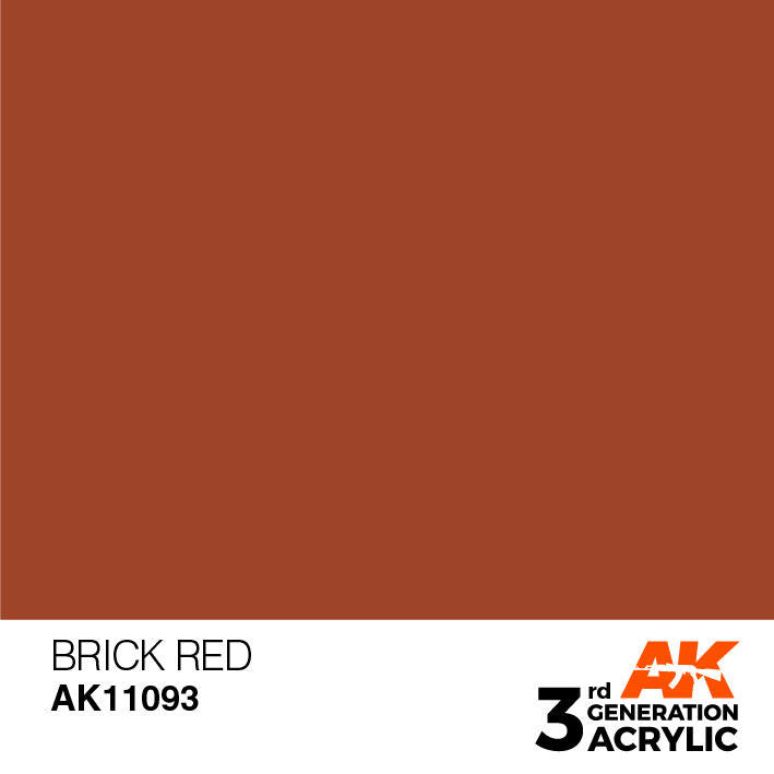 AK Interactive 3G Acrylic Brick Red AK11093