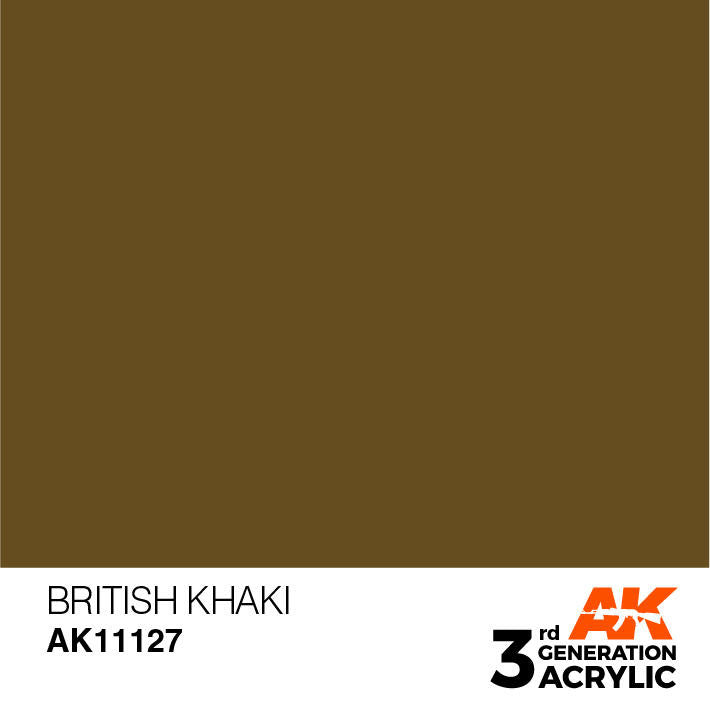 AK Interactive 3G Acrylic British Khaki AK11127