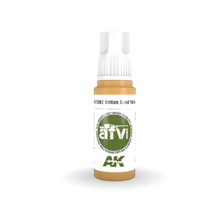 AK Interactive 3G Acrylic British Sand Yellow AK11362