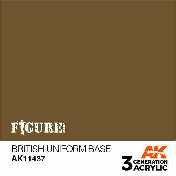 AK Interactive 3G Acrylic British Uniform Base AK11437