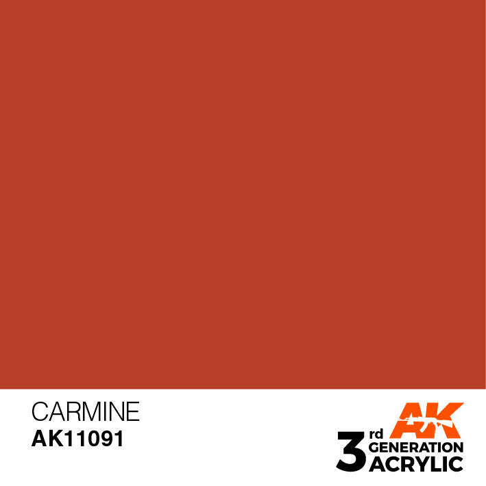 AK Interactive 3G Acrylic Carmine AK11091
