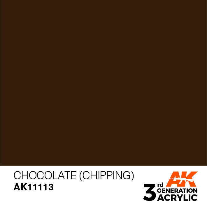 AK Interactive 3G Acrylic Chocolate Chipping AK11113