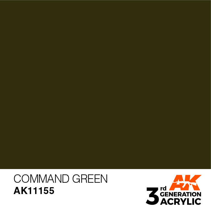 AK Interactive 3G Acrylic Command Green AK11155