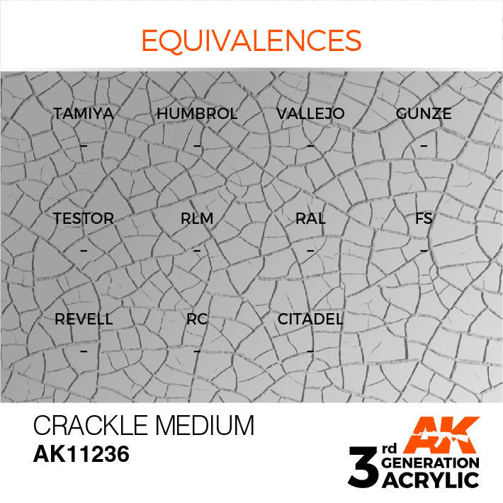 AK Interactive 3G Acrylic Crackle Medium AK11236