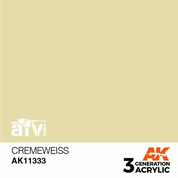 AK Interactive 3G Acrylic Cremeweiss AK11333