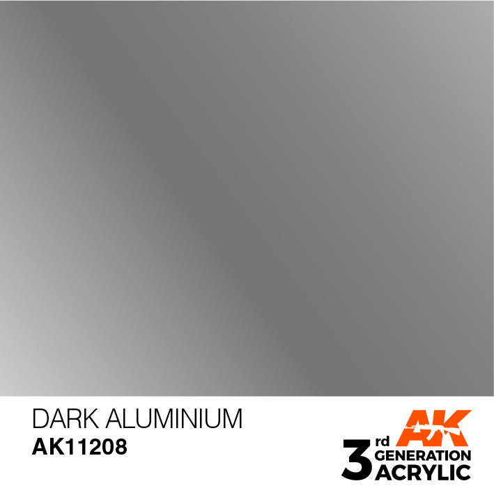 AK Interactive 3G Acrylic Dark Aluminium AK11208