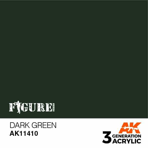 AK Interactive 3G Acrylic Dark Green AK11410