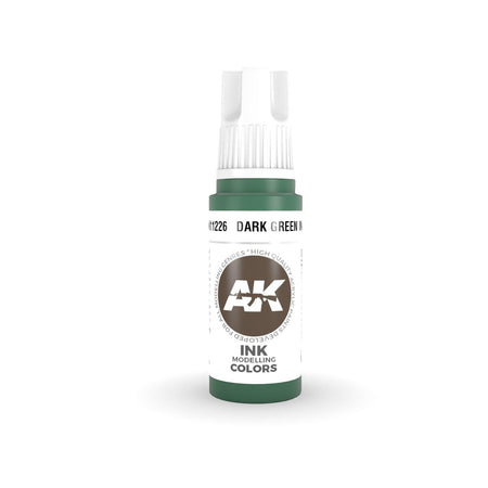 AK Interactive 3G Acrylic Dark Green Ink AK11226