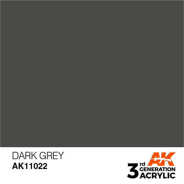 AK Interactive 3G Acrylic Dark Grey AK11022