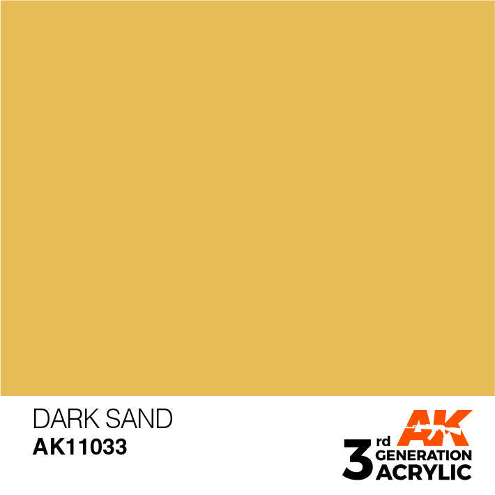 AK Interactive 3G Acrylic Dark Sand AK11033