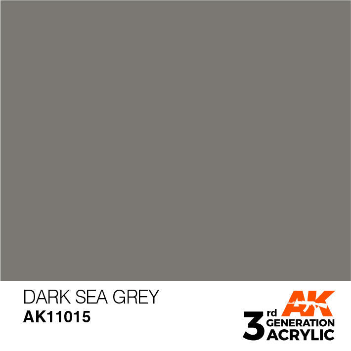 AK Interactive 3G Acrylic Dark Sea Grey AK11015