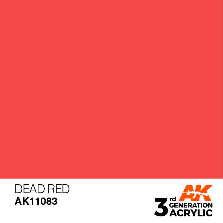 AK Interactive 3G Acrylic Dead Red AK11083