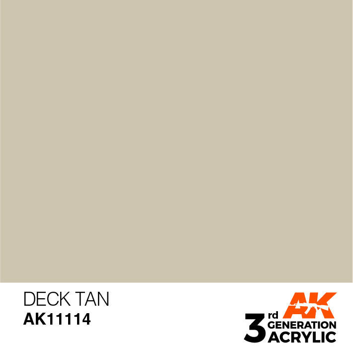 AK Interactive 3G Acrylic Deck Tan AK11114