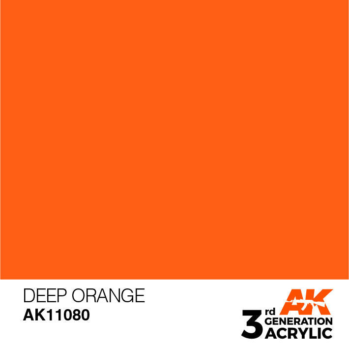 AK Interactive 3G Acrylic Deep Orange AK11080