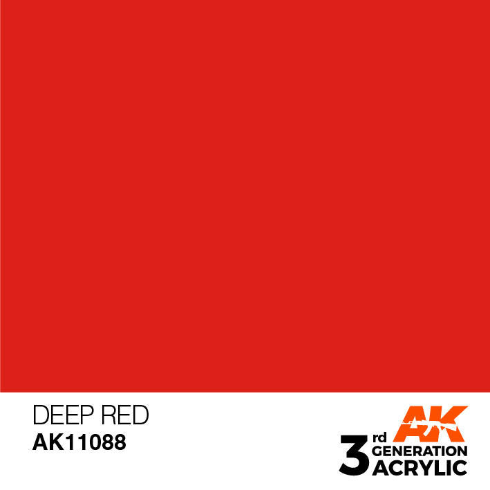 AK Interactive 3G Acrylic Deep Red AK11088