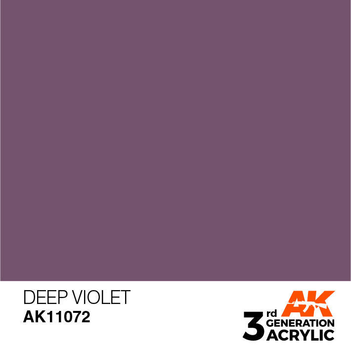 AK Interactive 3G Acrylic Deep Violet AK11072